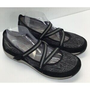 Women’s Dansko Hazel Black Gray Mary Jane Style Shoe Size EU 41/US 10.5
